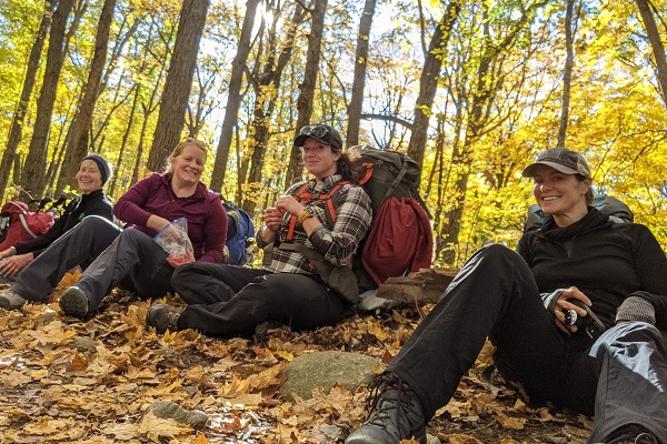 2021 Trailtessa events brought women together virtually, in-person, and even in the wilderness. Photo by Justine Kapitzke.