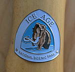 Ice Age National Scenic Trail Hiking Stick Medallion