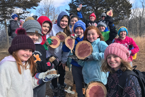 Ice Age Trail Alliance, Ice Age National Scenic Trail, Steenbock Preserve, Gibraltar Rock Segment, Volunteers, Students, Lodi School District, Lodi