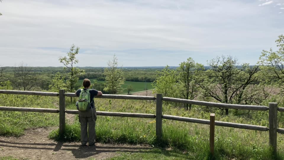 Overlook at Bald Bluff on the Blue Spring Lake Segment