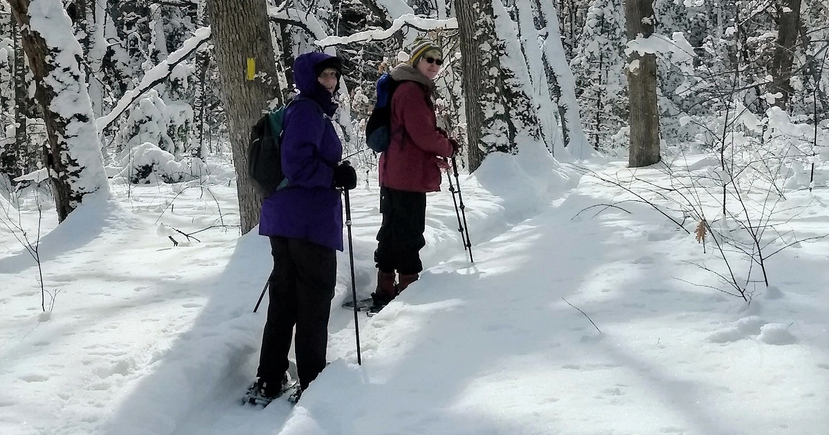 Ice Age National Scenic Trail, Snowshoe Hike, Superior Lobe Chapter, Murphy Flowage Recreational Area