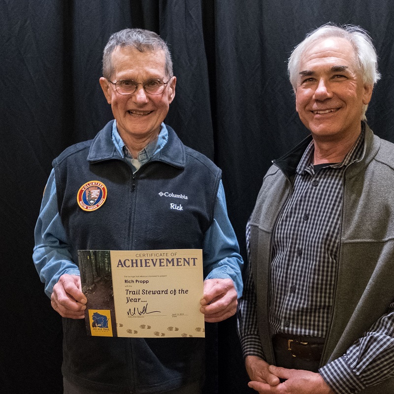 Ice Age Trail Alliance, Ice Age National Scenic Trail, Trail Steward of the Year, Rich Propp