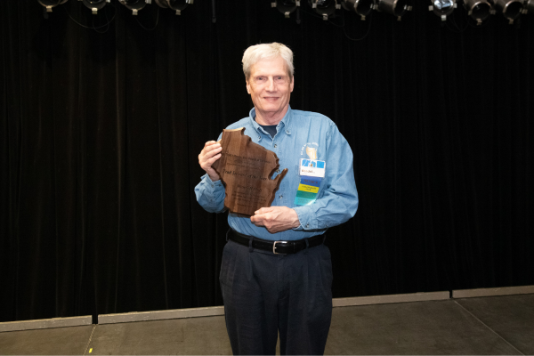 Wendell Holl, 2024 Trail Steward of the Year. Photo by Dennis Linley.