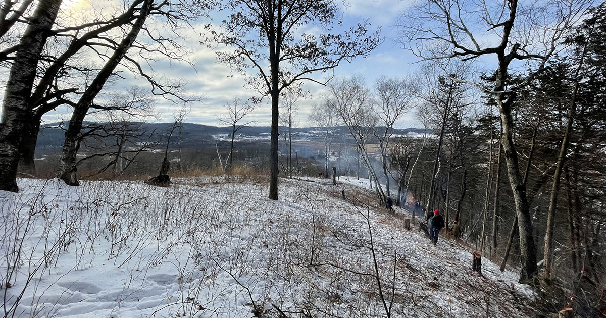 Ice Age Trail Alliance, Ice Age National Scenic Trail, Dane County Chapter, Winter Workday